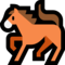 Horse emoji on Microsoft